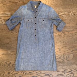 J. Crew • Chambray Dress